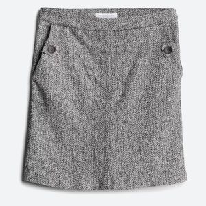 Margaret M herringbone mini skirt gently worn medium